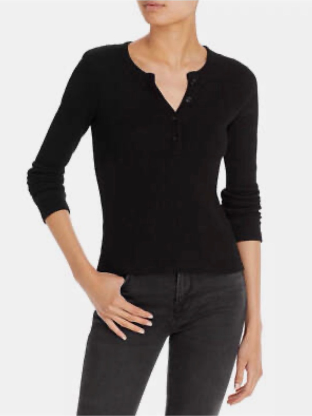 Monrow Women’s Ribbed Long Sleeve Top